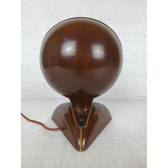 Vanity Mirror With Lamp Vintage National Mirolite Model P Art Deco 1970s - Picture 10 of 11
